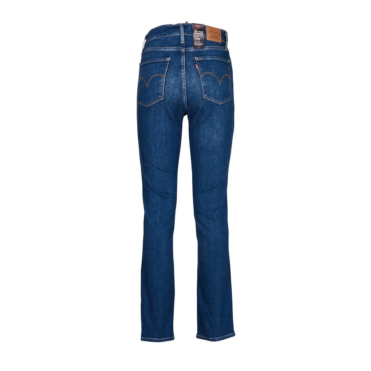 LEVIS Jeans Slim 724 High Rise Donna Denim Scuro 18883/0139 NONSTOP.DENIMSCURO 