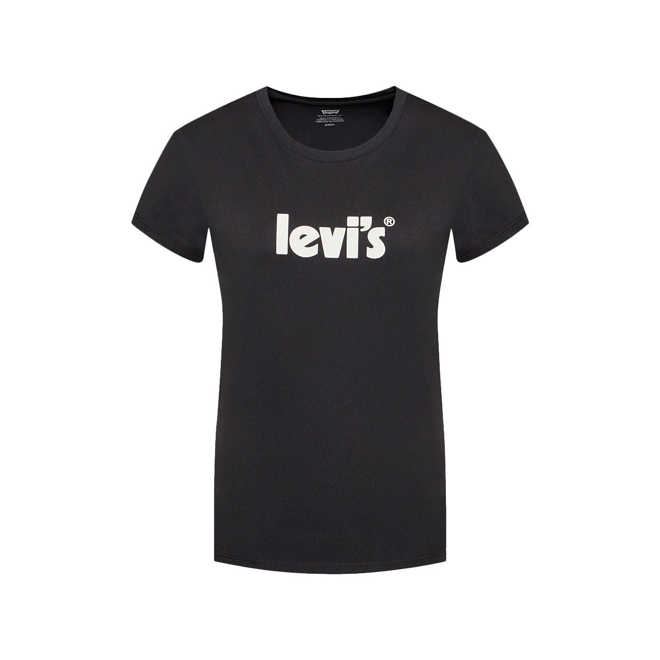 LEVIS T-Shirt The Perfect Tee Seasonal Poster Logo Donna Caviar Blk LEVI/17369/1756 CAVIAR.BLK 