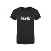 LEVIS T-Shirt The Perfect Tee Seasonal Poster Logo Donna Caviar Blk LEVI/17369/1756 CAVIAR.BLK 