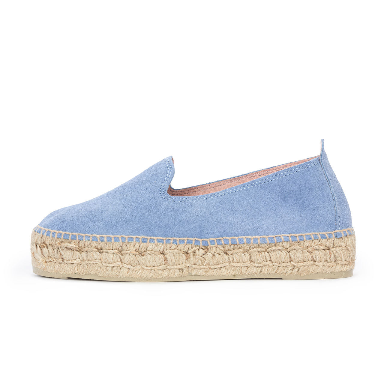 MANEBI Espadrillas Hamptons Suede MAN/M30D0 PLACID BLUE 