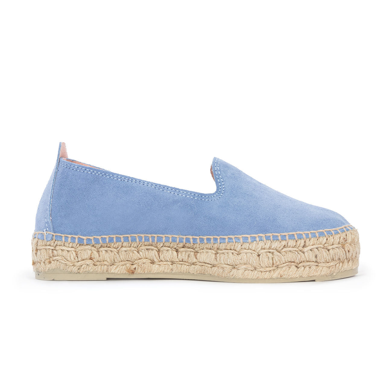 MANEBI Espadrillas Hamptons Suede MAN/M30D0 PLACID BLUE 