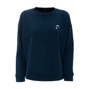 MASCHERONI SPORTSWEAR Felpa Loose A Girocollo Donna Peacock Blue MASCHERONI/NS420 PEACOCKBLUE 