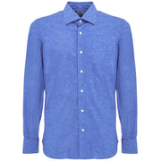 MAZZARELLI CAMICIE Camicia Collo Italiano Slim Uomo Blu Cielo MAZ/A130/ 3BLUCIELO 