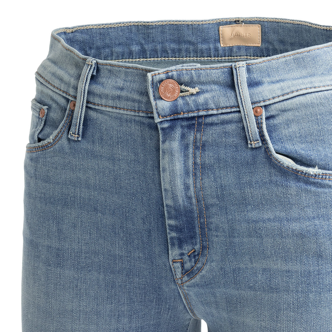 MOTHER Jeans The Weekender Fray Donna Denim Chiaro 1535/360 SWDSWEATDREAMSDENIM CHIARO 