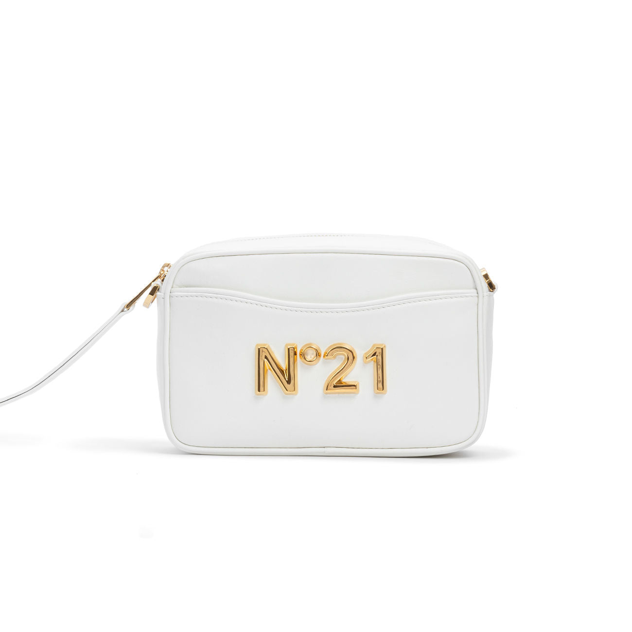 N°21 Borsa Camera Bag In Pelle Donna Bianco N21/22EBP0920TR01 W001WHITE 