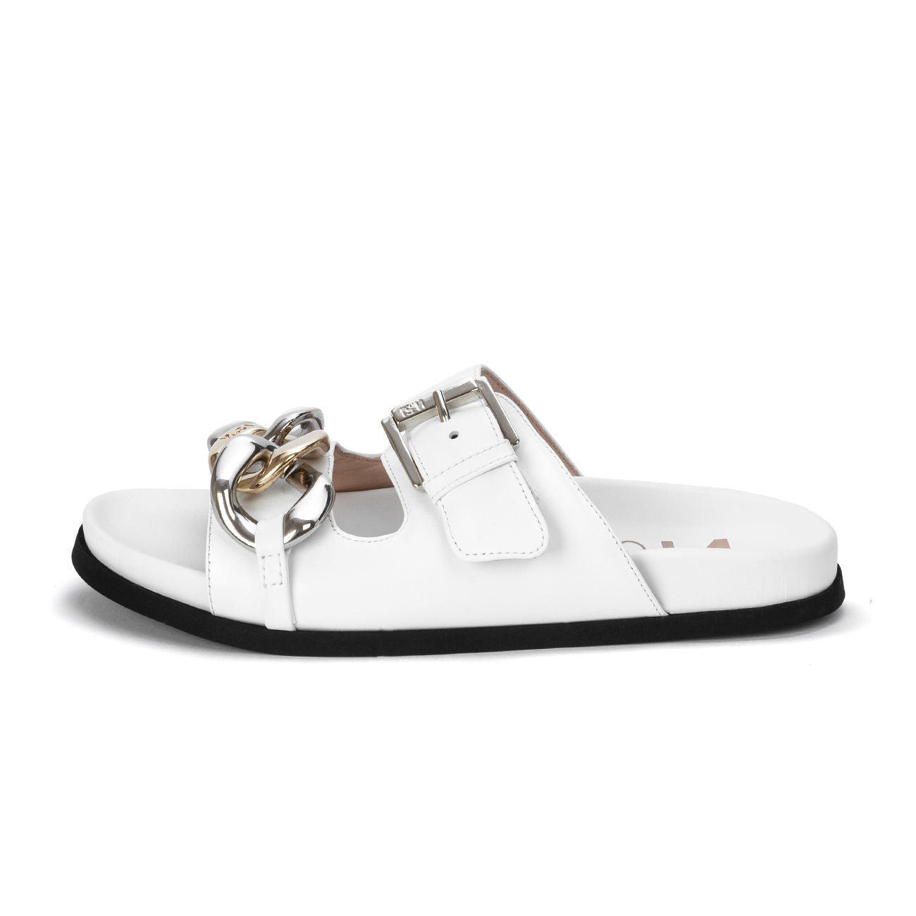 N°21 Sandali Con Fibbia In Pelle Donna Bianco N21/22ESP03100310 W001WHITE 