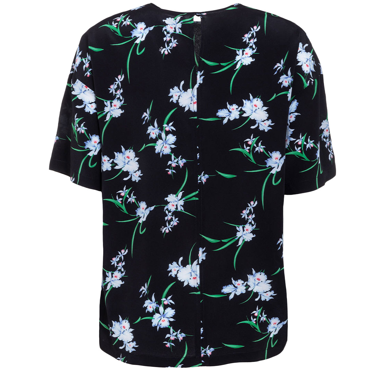 N°21 Blusa Fiorata In Seta N21/G131/5517 S9Y1NERO 
