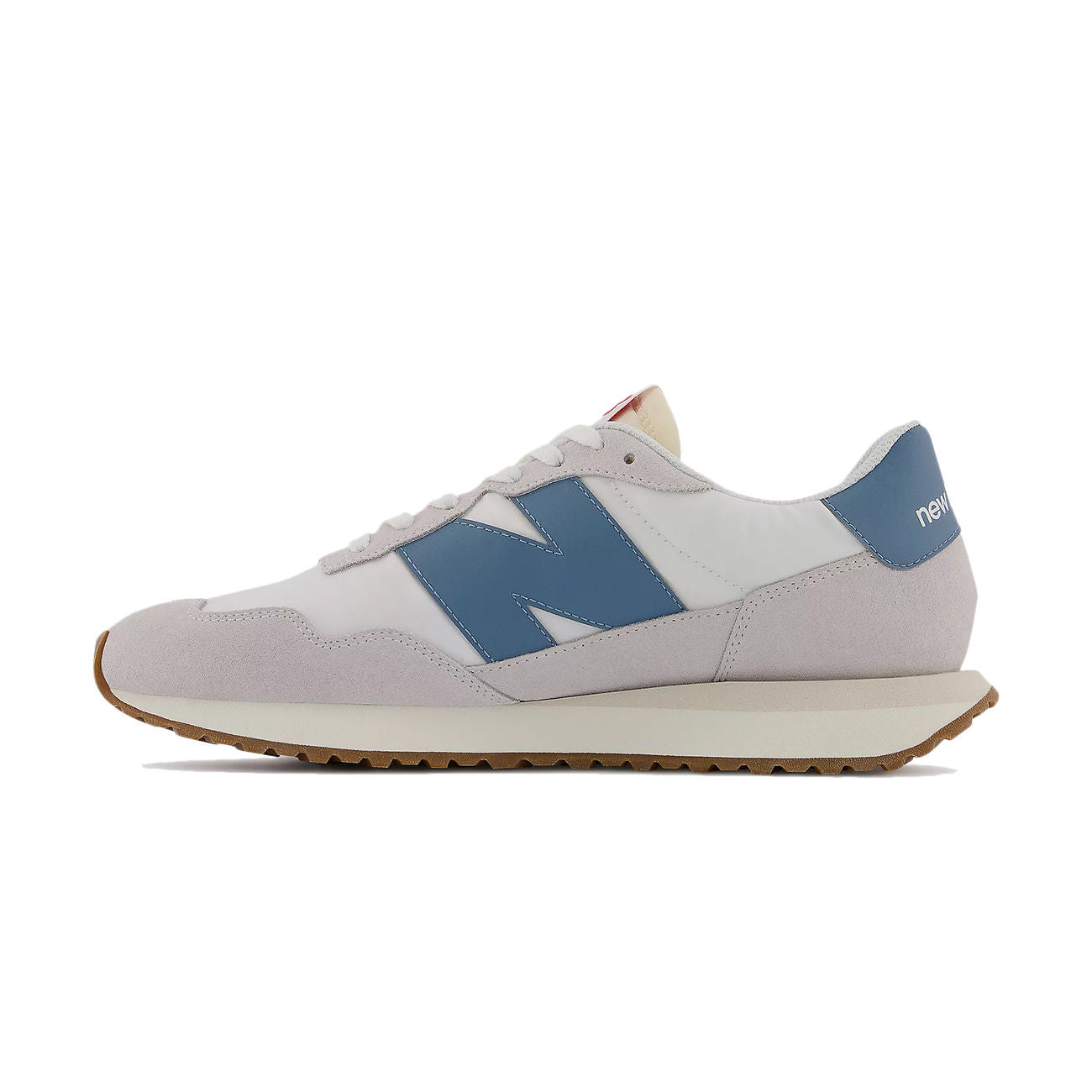 NEW BALANCE Sneakers Suede 237 Uomo Cloud White Black MS237GD CLOUD WHITE/BLACK 