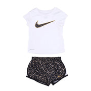 NIKE Set 2 Pz Bimbo T-Shirt C/Logo + Short Nike NK/36J425 023BLACK 