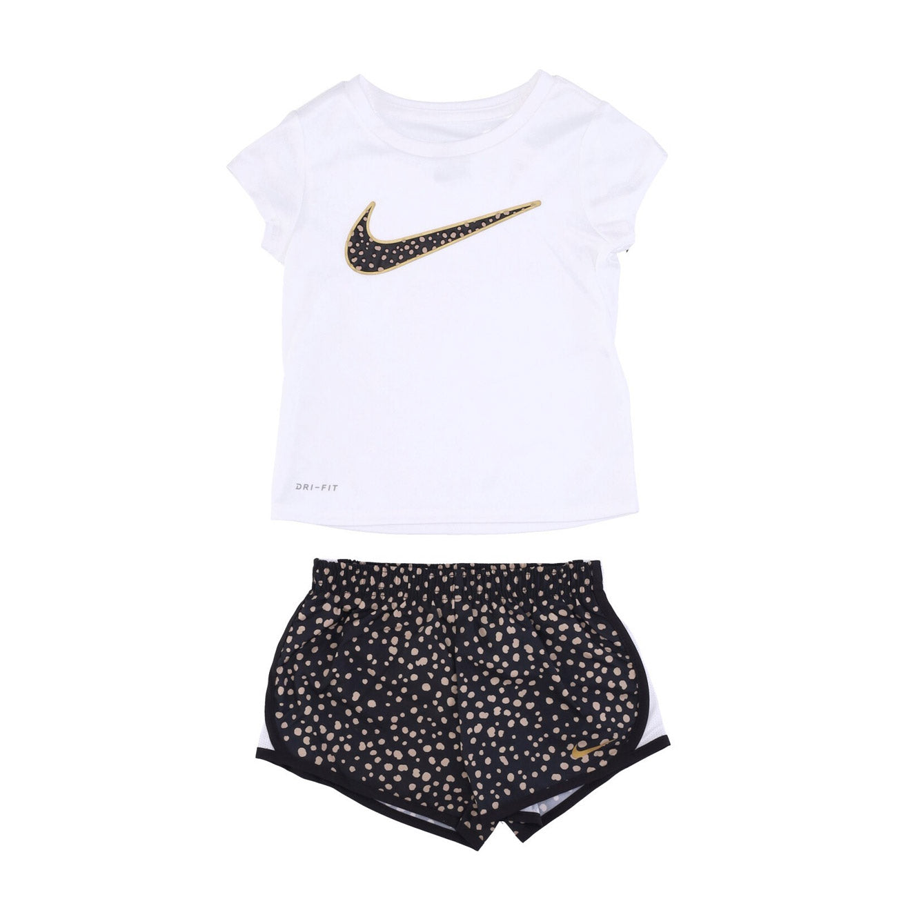 NIKE Set 2 Pz Bimbo T-Shirt C/Logo + Short Nike NK/36J425 023BLACK 