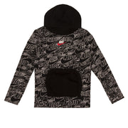 NIKE Felpa Logo All Over Bimbo Black NK/86J057 023BLACK 