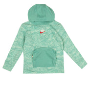 NIKE Felpa Logo All Over Bimbo Light Blue NK/86J057 B5PRUSHTEAL 