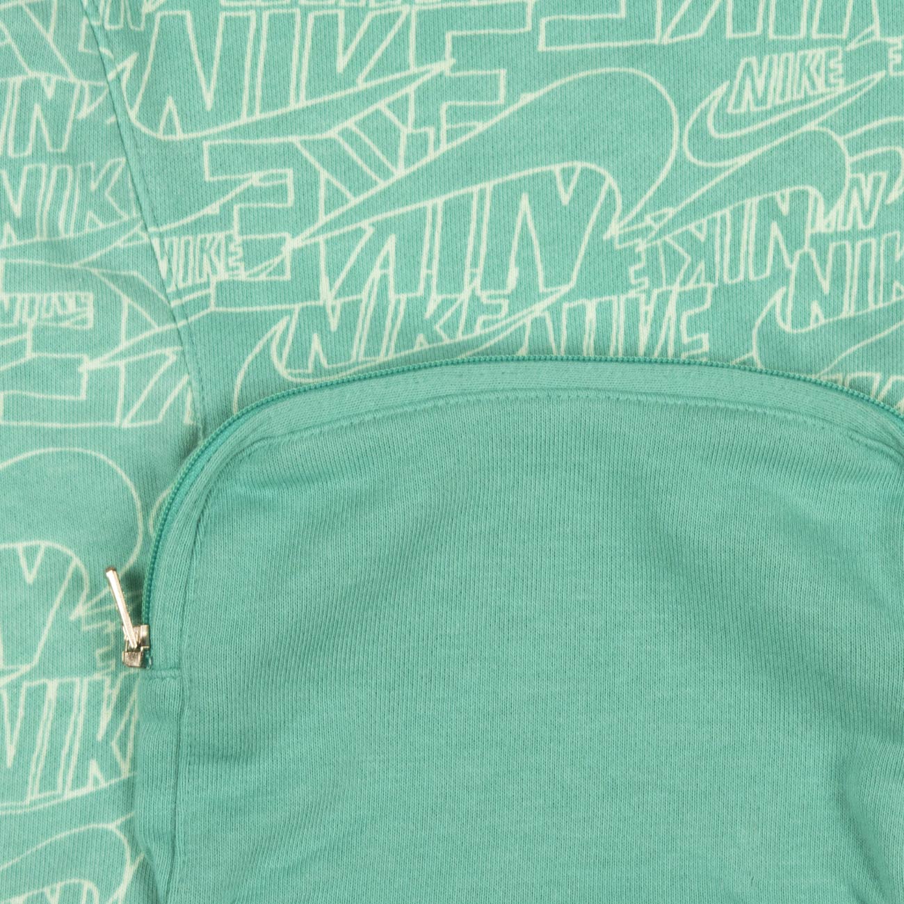 NIKE Felpa Logo All Over Bimbo Light Blue NK/86J057 B5PRUSHTEAL 