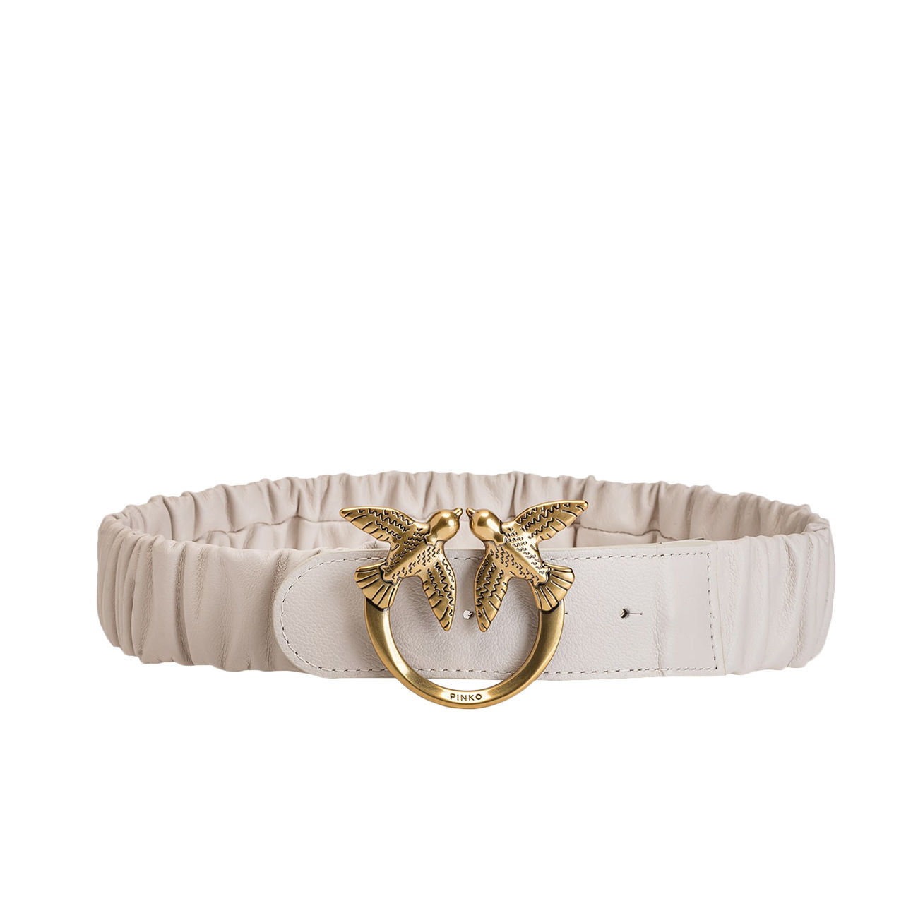 PINKO Cintura Love Ruffle Donna Bianco 1H2122/Y87E C03Q WHITE 