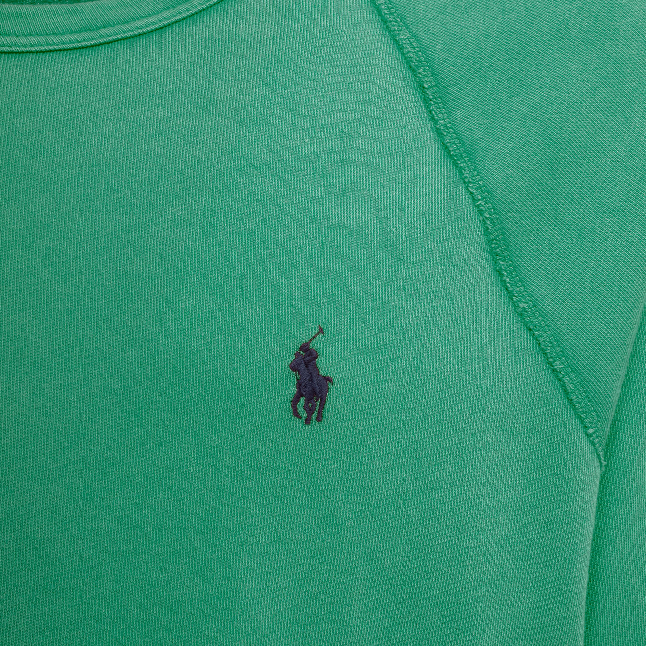 POLO RALPH LAUREN Felpa Girocollo In Cotone Garzato Uomo Green 710644952 037 GREEN 
