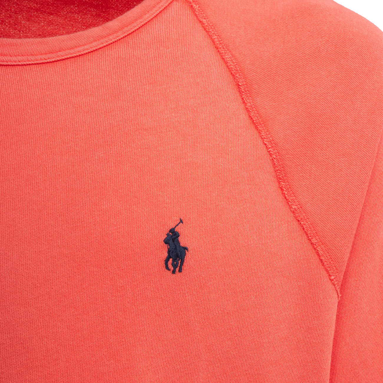 POLO RALPH LAUREN Felpa Girocollo In Cotone Garzato Uomo Red 710644952 038 RED 