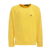 POLO RALPH LAUREN Felpa Girocollo In Cotone Garzato Uomo Yellow 710644952 039 YELLOW 
