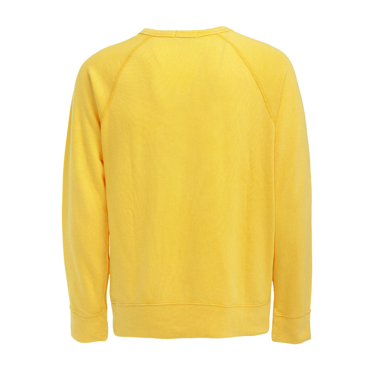 POLO RALPH LAUREN Felpa Girocollo In Cotone Garzato Uomo Yellow 710644952 039 YELLOW 