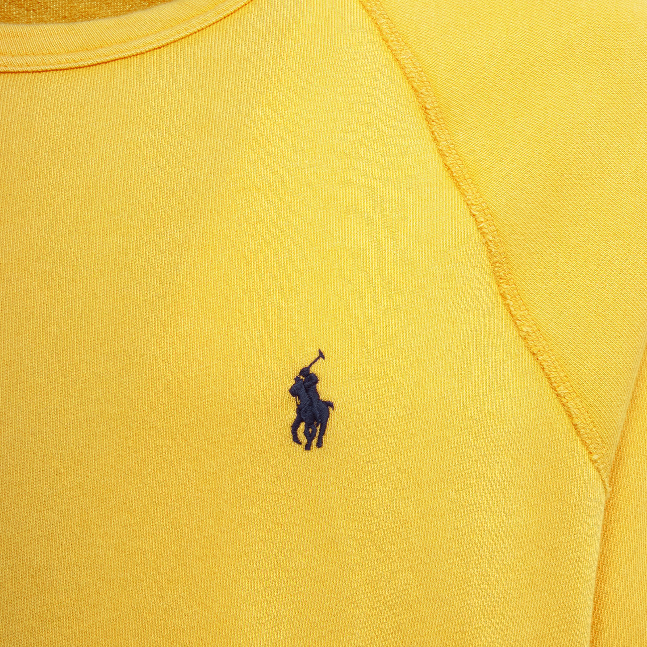 POLO RALPH LAUREN Felpa Girocollo In Cotone Garzato Uomo Yellow 710644952 039 YELLOW 
