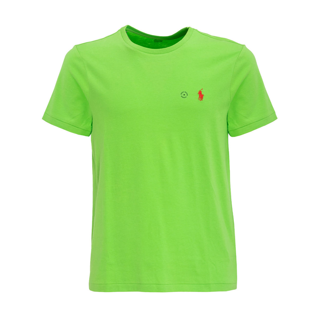 POLO RALPH LAUREN T-Shirt Custom Slim In Jersey Uomo Green 710671438 215 GREEN 