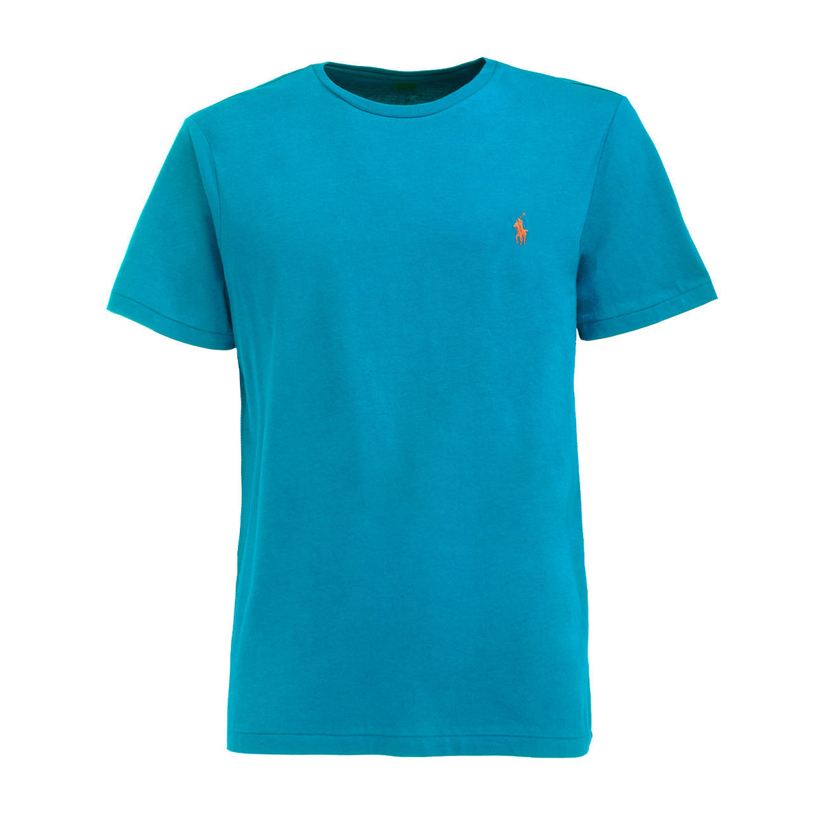 POLO RALPH LAUREN T-Shirt Girocollo In Cotone Con Logo Uomo Blue 710671438 217 BLUE 
