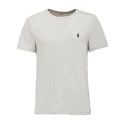 POLO RALPH LAUREN T-Shirt Girocollo In Cotone Con Logo Uomo Cream 710671438 241 CREAM HTR 