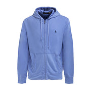 POLO RALPH LAUREN Felpa In Cotone Garzato Con Cappuccio Uomo Bis Blue 710706348 009 HRBISBLU 