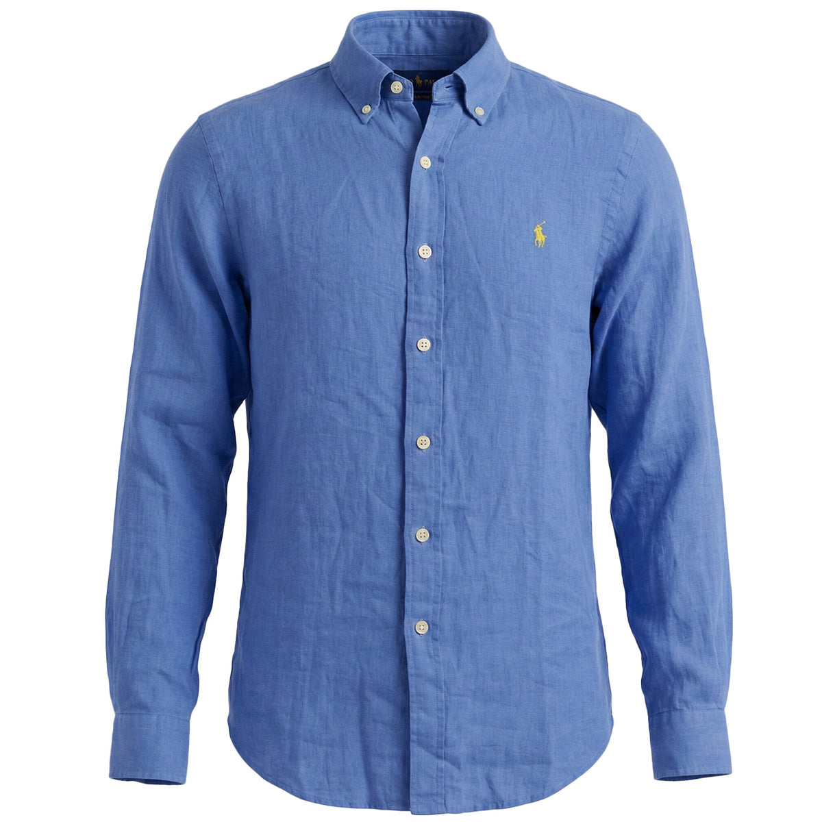 POLO RALPH LAUREN Camicia Lino Slim Uomo Bis Blu 710829443 HRBISBLU 