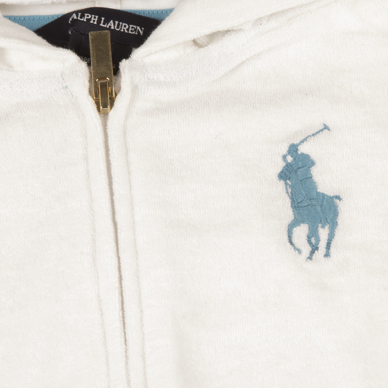 POLO RALPH LAUREN Felpa Spugna Big Pony Bimba Bianco H10KTL08-B8244 A1000 WHITE 