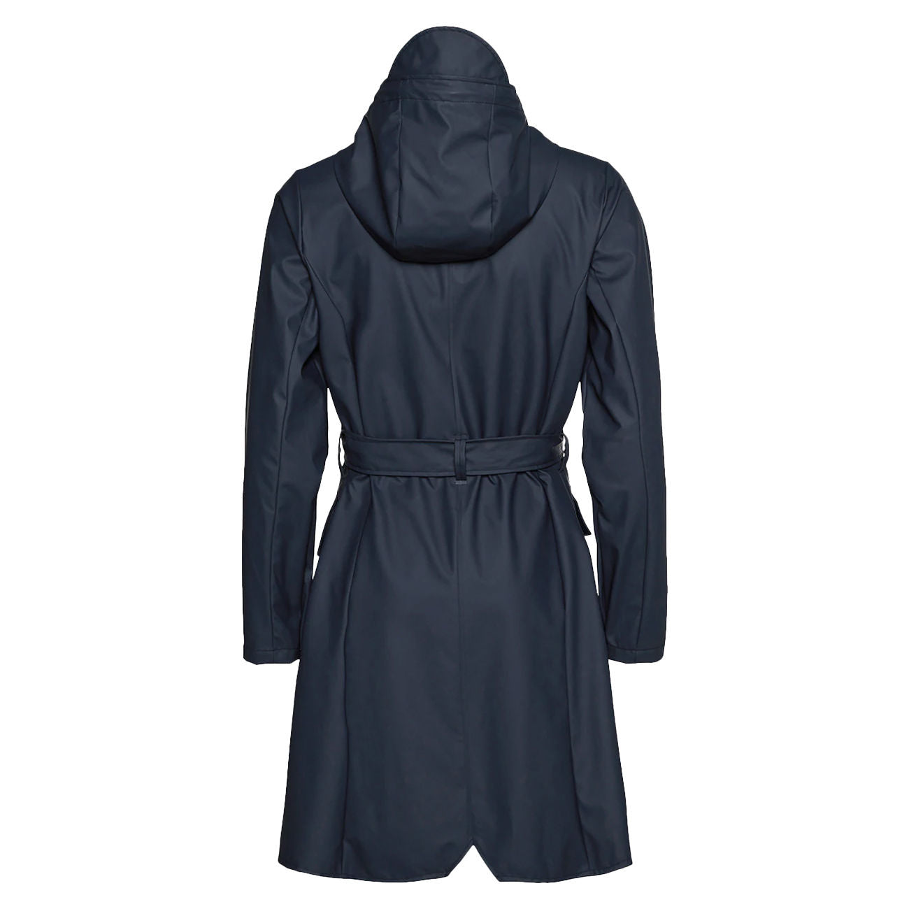 RAINS Trench Curve Slim Con Cintura Unisex Navy 18130 NAVNAVY 