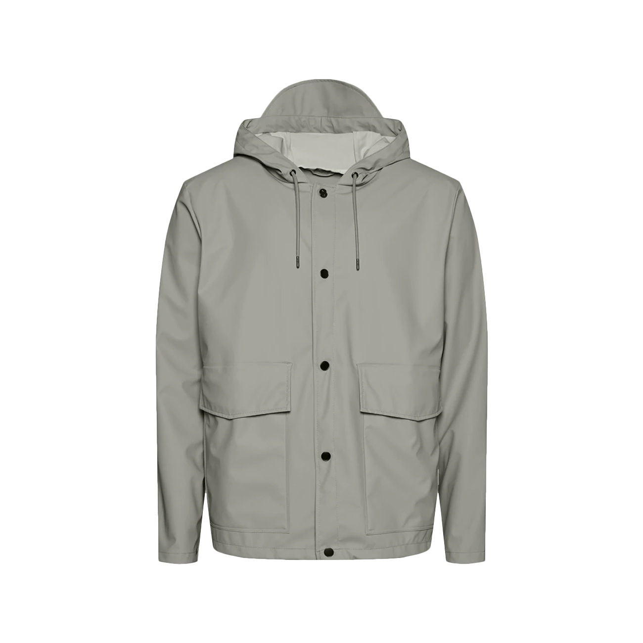 RAINS Giubbino Short Hooded Unisex Cement 18260 CEMCEMENT 