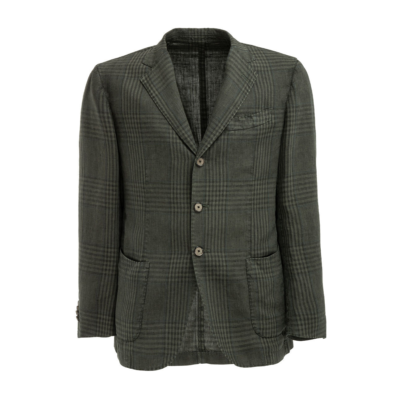 SANTANIELLO Giacca Toppa Check Uomo Verdescuro SANTANIELLO/DSQ3021 62FVERDESCURO 