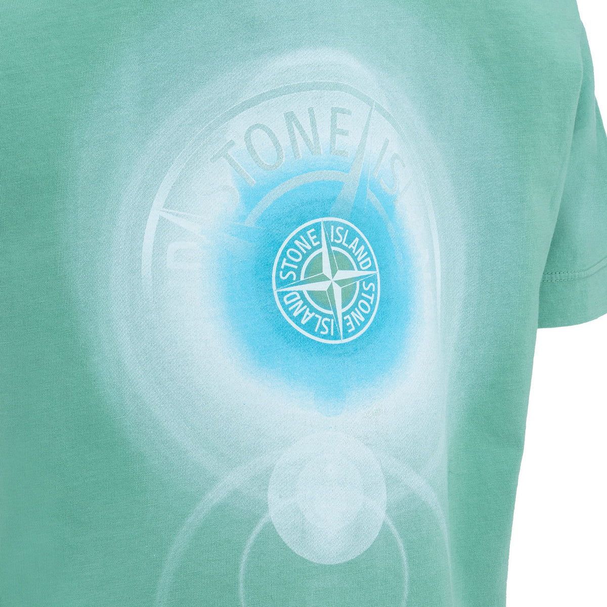 STONE ISLAND T-Shirt Con Logo Stampato Kids Light Green ST/21054 V00052LIGHTGREEN 