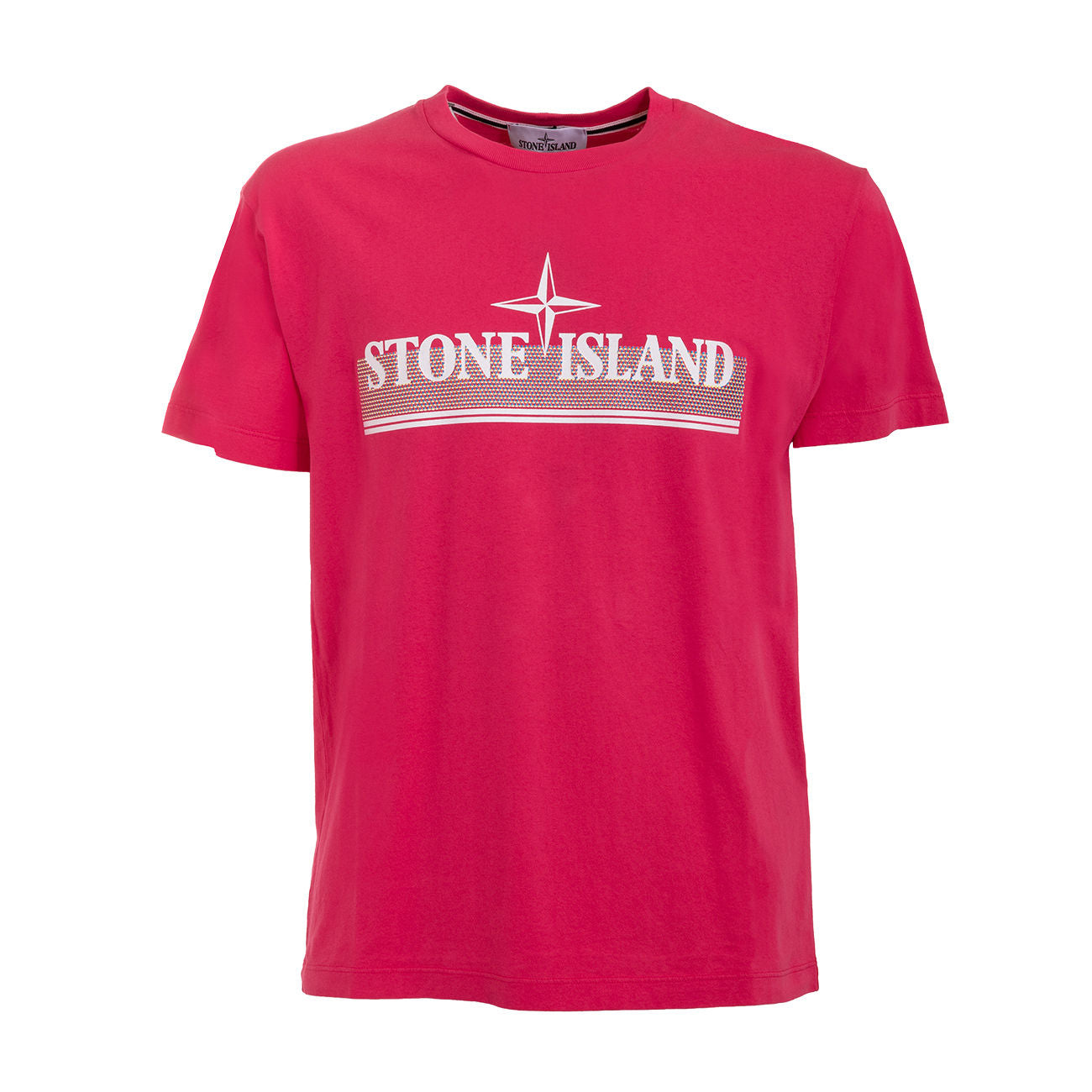 STONE ISLAND T-Shirt Tricromia One Uomo Fuxia ST/52NS92 V0087FUXIA 