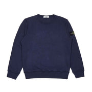 STONE ISLAND Felpa Girocollo In Cotone Kids Blu ST/61340 V0020BLU 