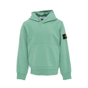 STONE ISLAND Felpa Con Cappuccio E Tasca Marsupio Kids Light Green ST/61640 V0052LIGHTGREEN 