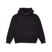 STONE ISLAND Felpa Con Cappuccio E Tasca Marsupio Kids Nero ST/61640/ V0029NERO 