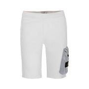 STONE ISLAND Bermuda In Cotone Garzato Kids Bianco ST/62239/ V0001BIANCO 