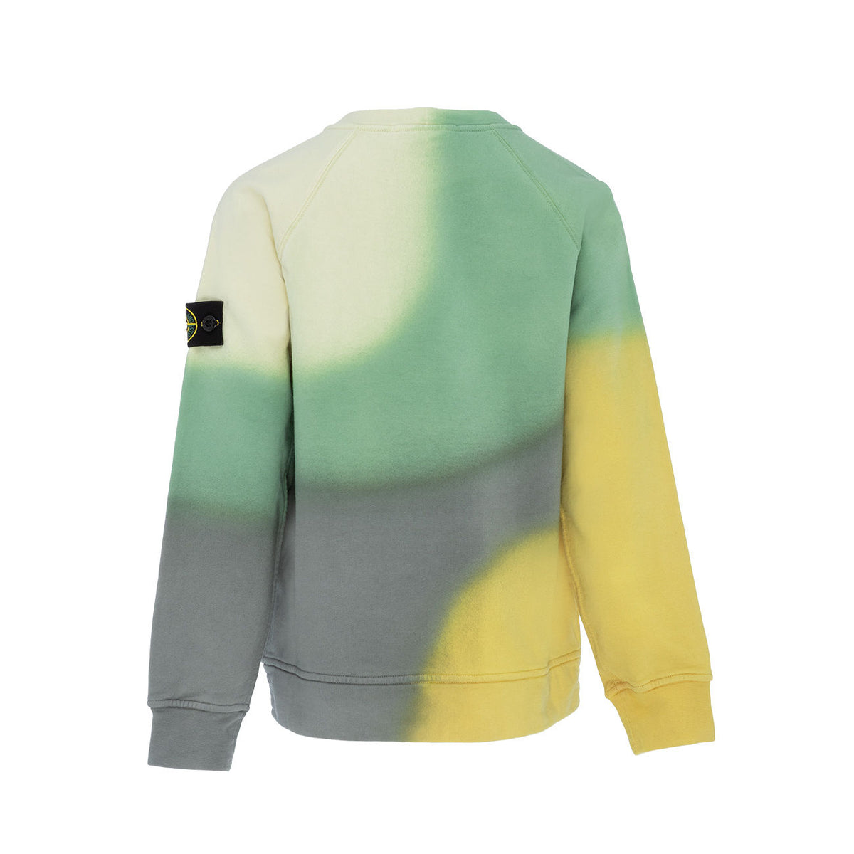 STONE ISLAND FELPA BIMBI GC COT. GARZ. TIE DYE STONE ISLAND ST/62423/ V0030YELLOW 