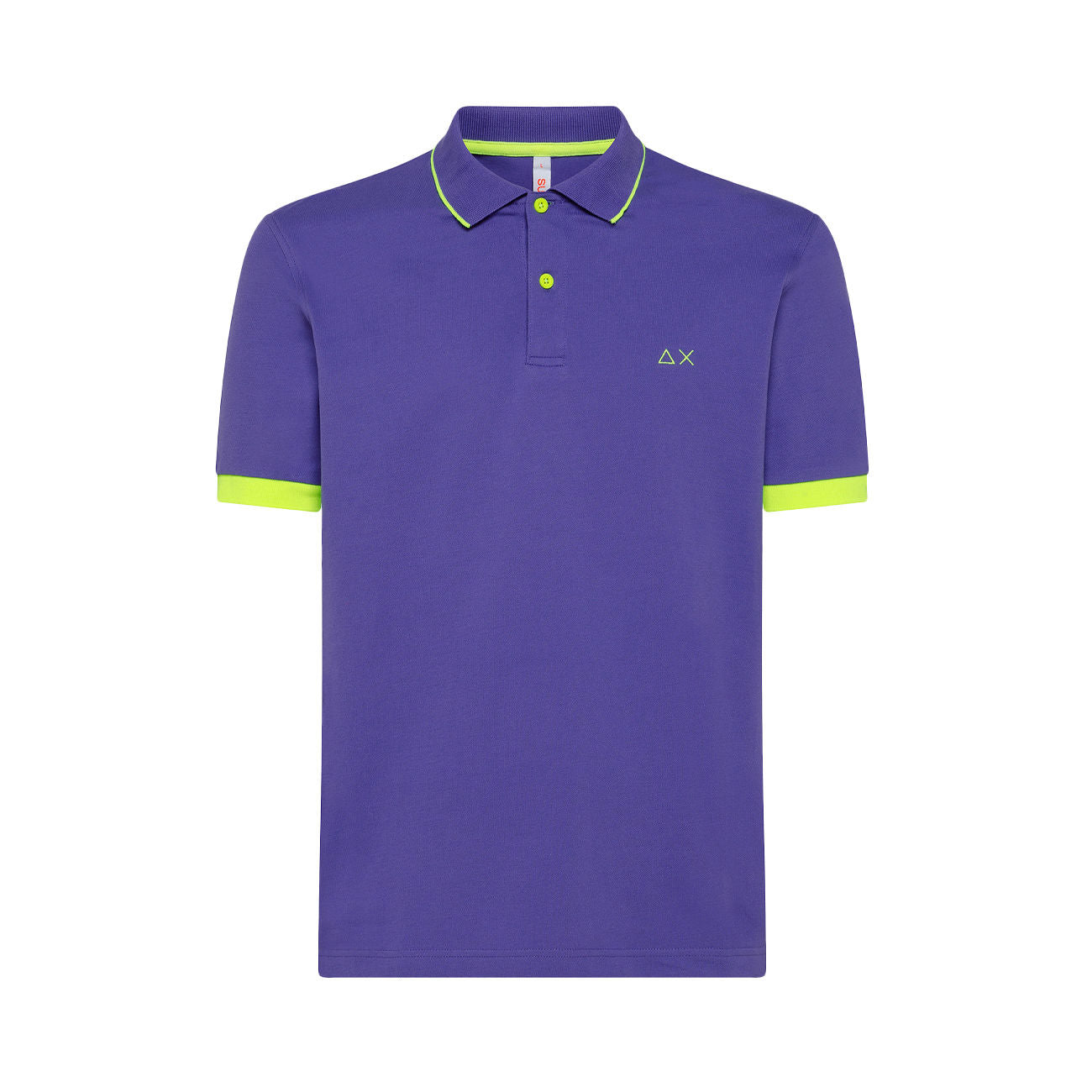 SUN68 Polo Small Stripe Fluo Uomo Lampone A32118 92LAMPONE 