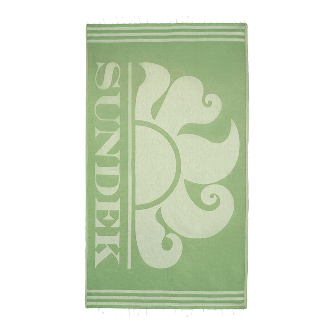 SUNDEK Telo Mare Key Fouta Jacquard AM401ATC1000 30200DARKARGREEN 