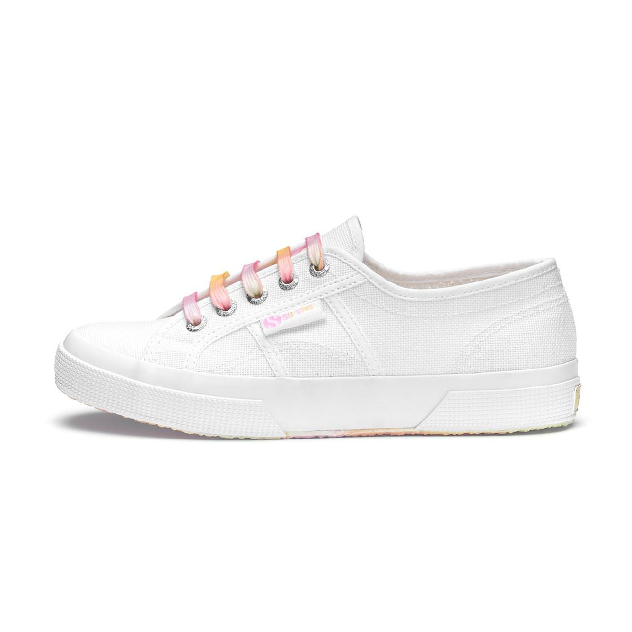 SUPERGA Sneakers 2750 Shaded Lace Donna White Candy Multicolor S5111RW AG7WHITE.CANDYMULTICOLOR 