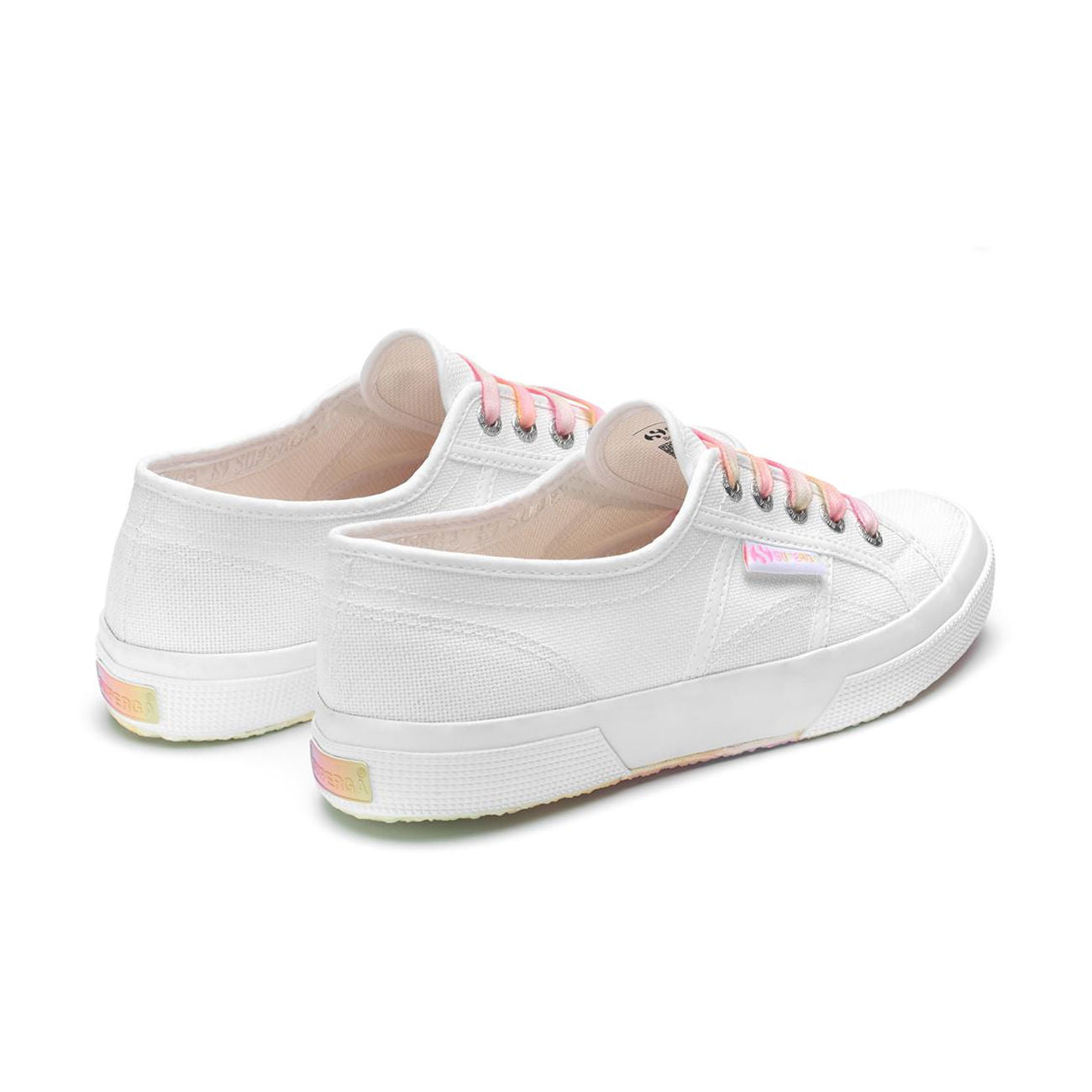 SUPERGA Sneakers 2750 Shaded Lace Donna White Candy Multicolor S5111RW AG7WHITE.CANDYMULTICOLOR 
