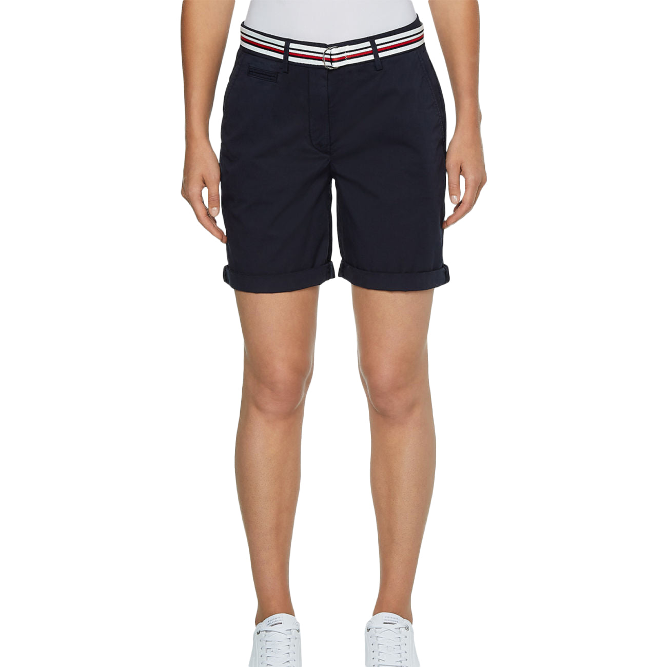 TOMMY HILFIGER Short Chino In Cotone Donna Desert Sky WW0WW30482 DW5DESERTSKY 
