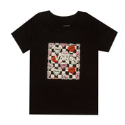 VANS T-Shirt Box Candy Hearts Bambina Nero VN0A7RRC BLK1BLACK 