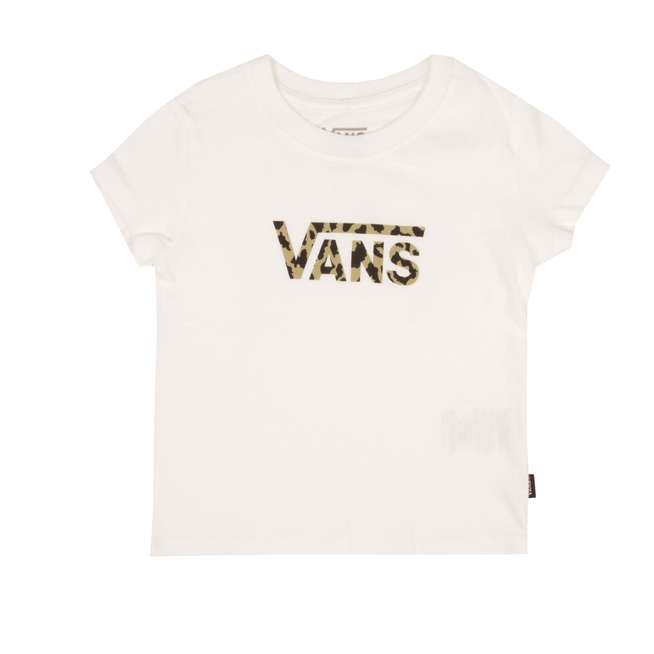 VANS T-Shirt Leopard Flyong Bambina White VN0A7RT6 WHT1WHITE 