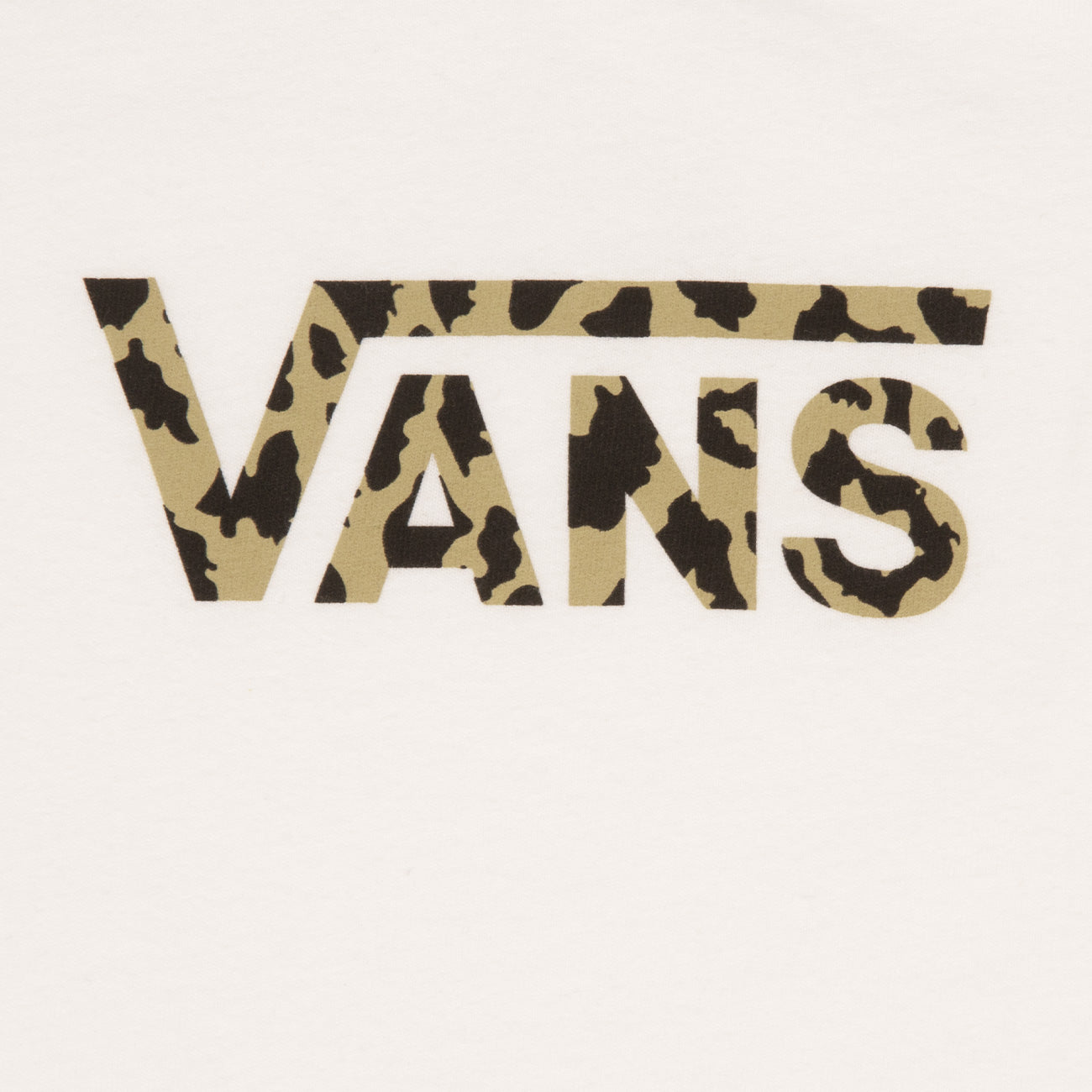 VANS T-Shirt Leopard Flyong Bambina White VN0A7RT6 WHT1WHITE 