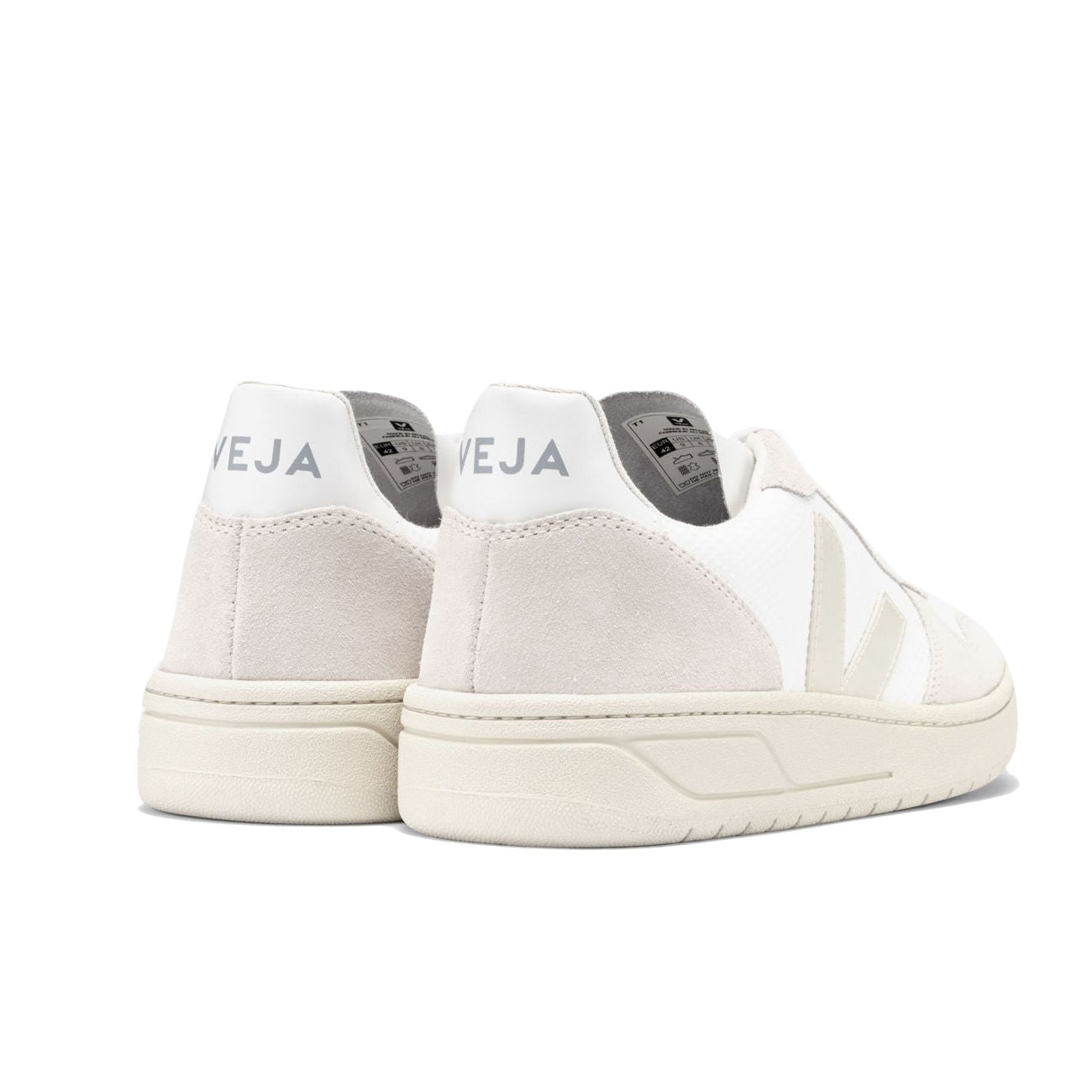 VEJA Sneakers V-10 B-Mesh Donna White Natural Pierre VX0102499 WHITE.NATURAL.PIERRE 