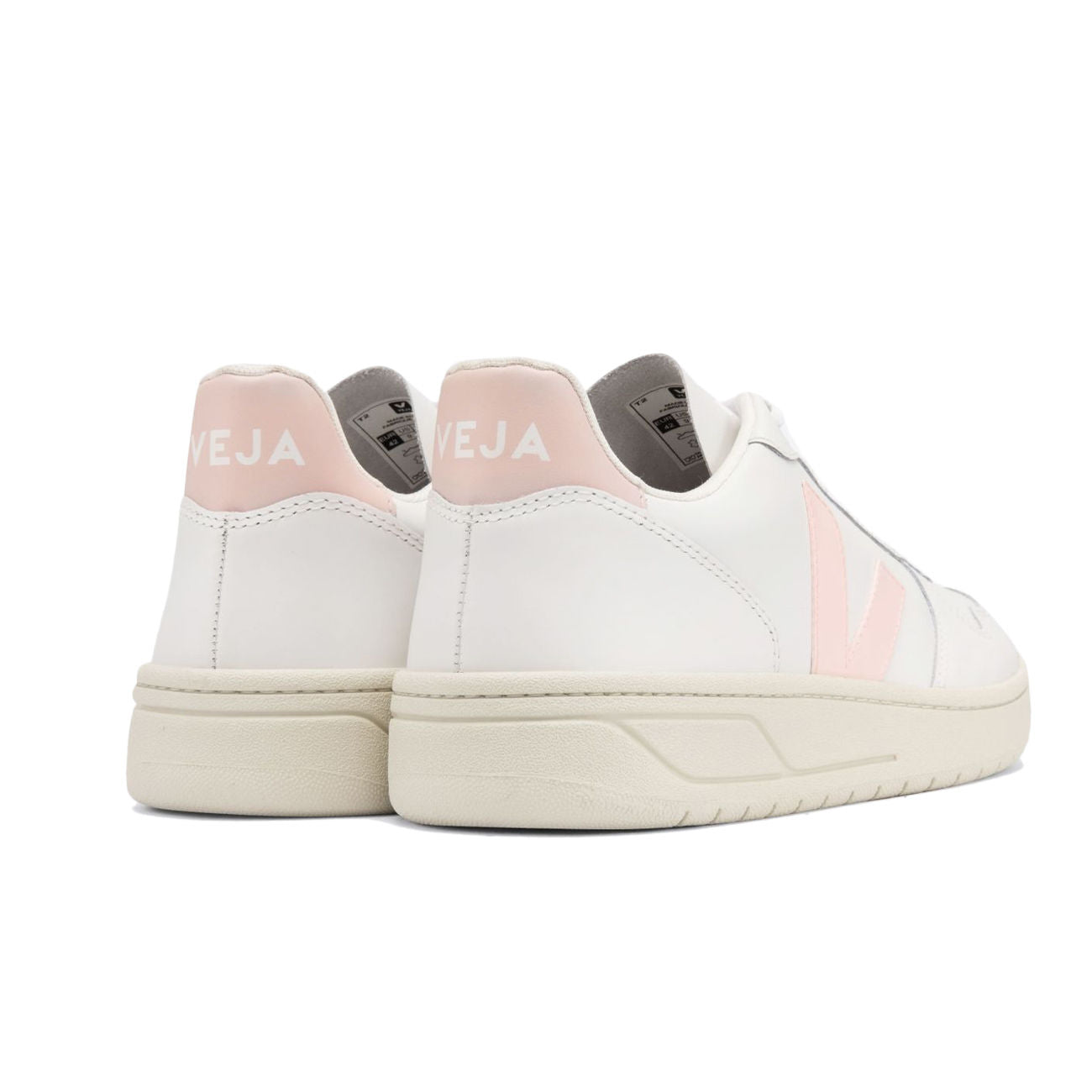 VEJA Sneakers V-10 Leather Donna Extra White Petale VX0202644 EXTRAWHITE.PETALE 
