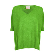 ABSOLUT CASHMERE Pull Kate Con Scollo A V Donna Vert Fluo AC142010C VERT FLUO 